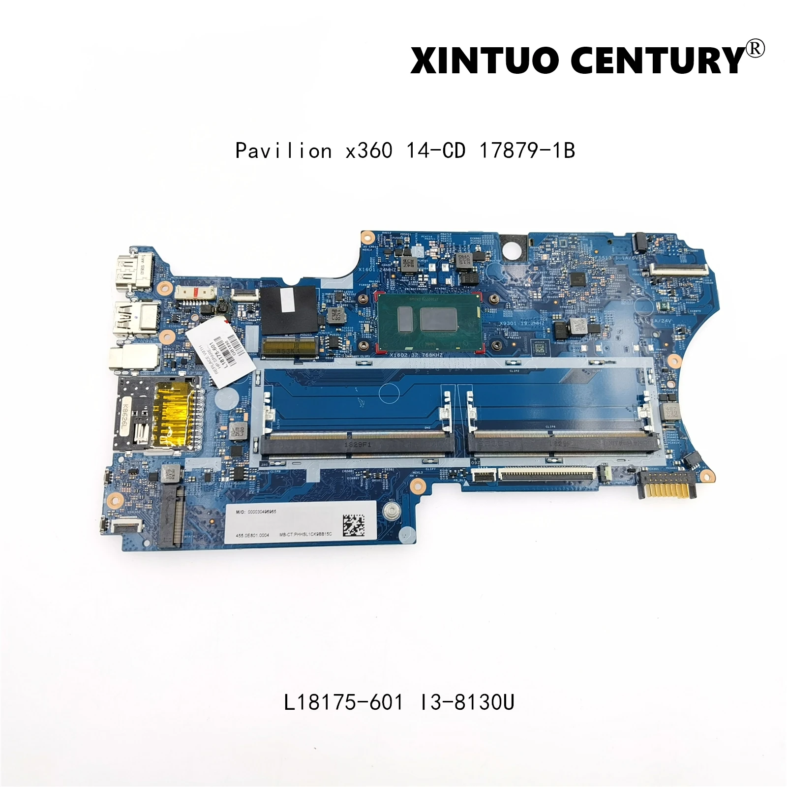 

L18175-601 L18175-501 для струйного принтера HP Pavilion x360 14-CD0007CA 14 или никель-кадмиевых Материнская плата ноутбука 17879-1B 448.0E808.001B SR3W0 i3-8130u 100% тест