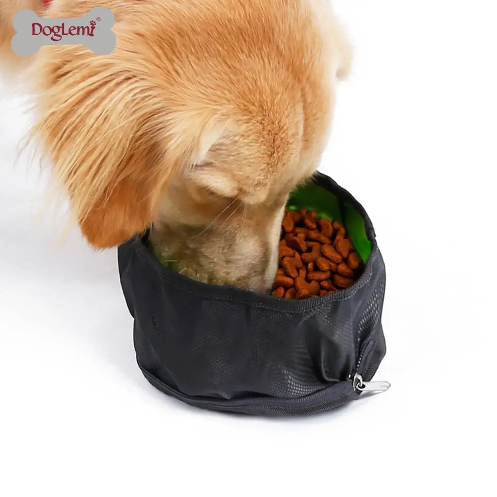 Бесплатная доставка складная Складная миска для домашних животных кошек