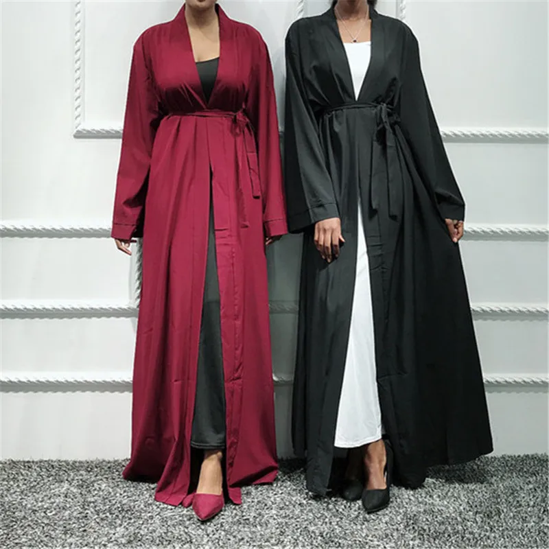 

Plain Abaya Dubai Kimono Cardigan Turkey Hijab Muslim Dress African Dresses Abayas For Women Kaftan Dubai Caftan Islam Clothing