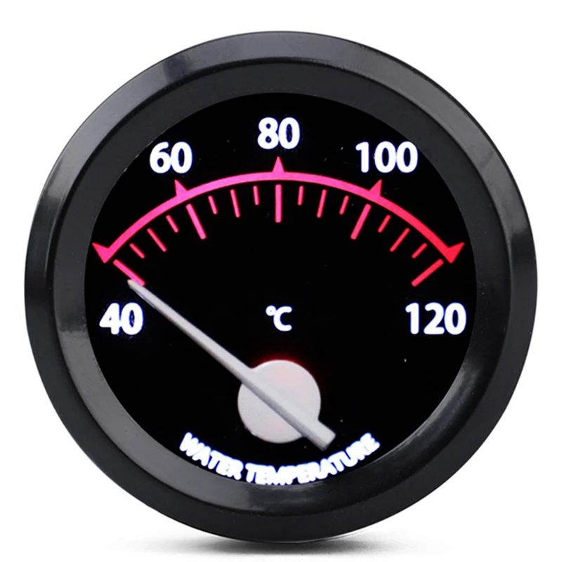 

2 дюйма 52 мм автомобиль Лодка Температура воды измерителем влажности и температуры 40-120 ℃ температура воды метр Индикатор 12V для авто мотоци...