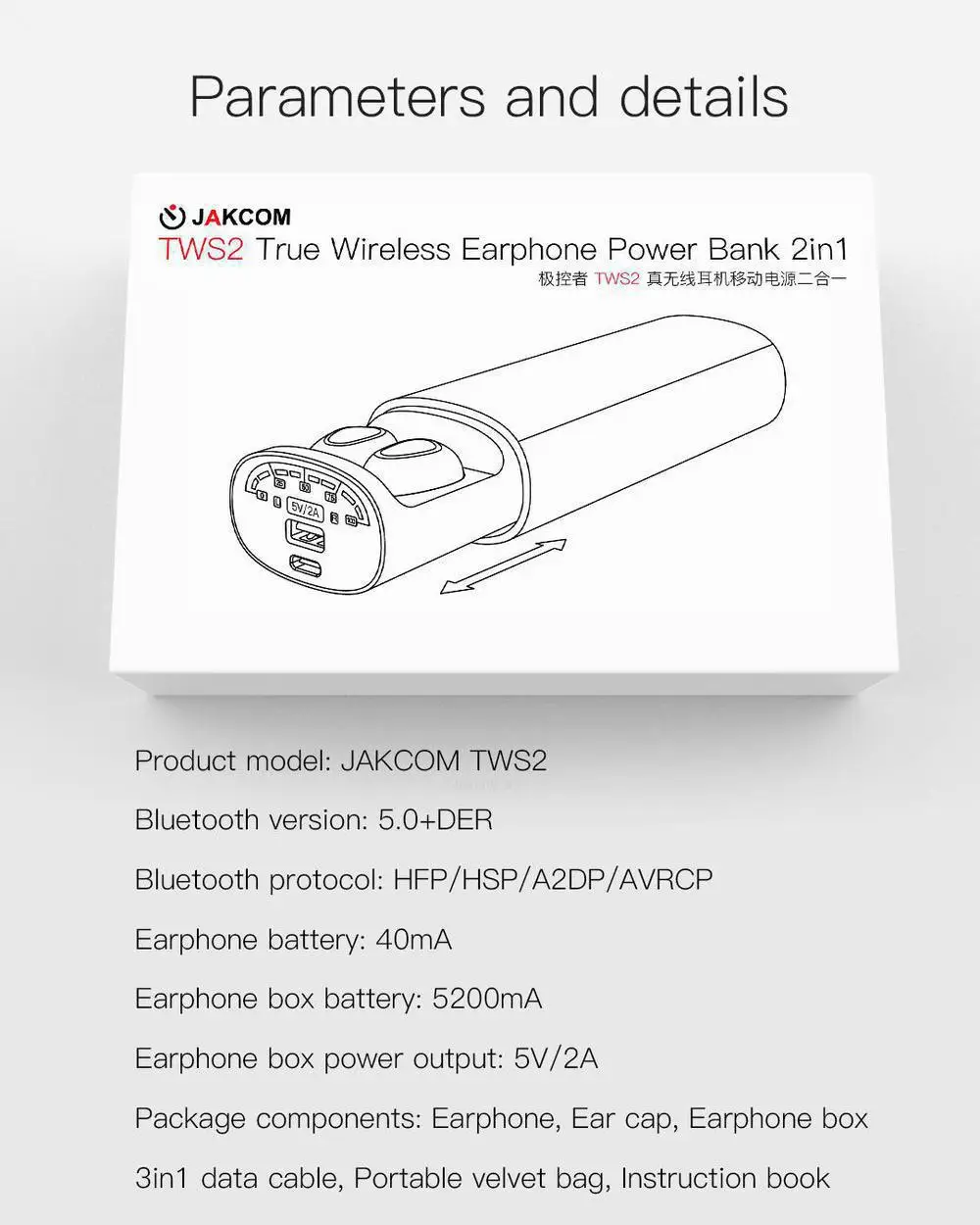 Verdadeiro sem Fio Fone de Ouvido Bank para Homens Jakcom Power Mulheres Luxo um Auricolari Gaming Headset Usb Gadgets Suporte Tws2 14 Eletrônicos