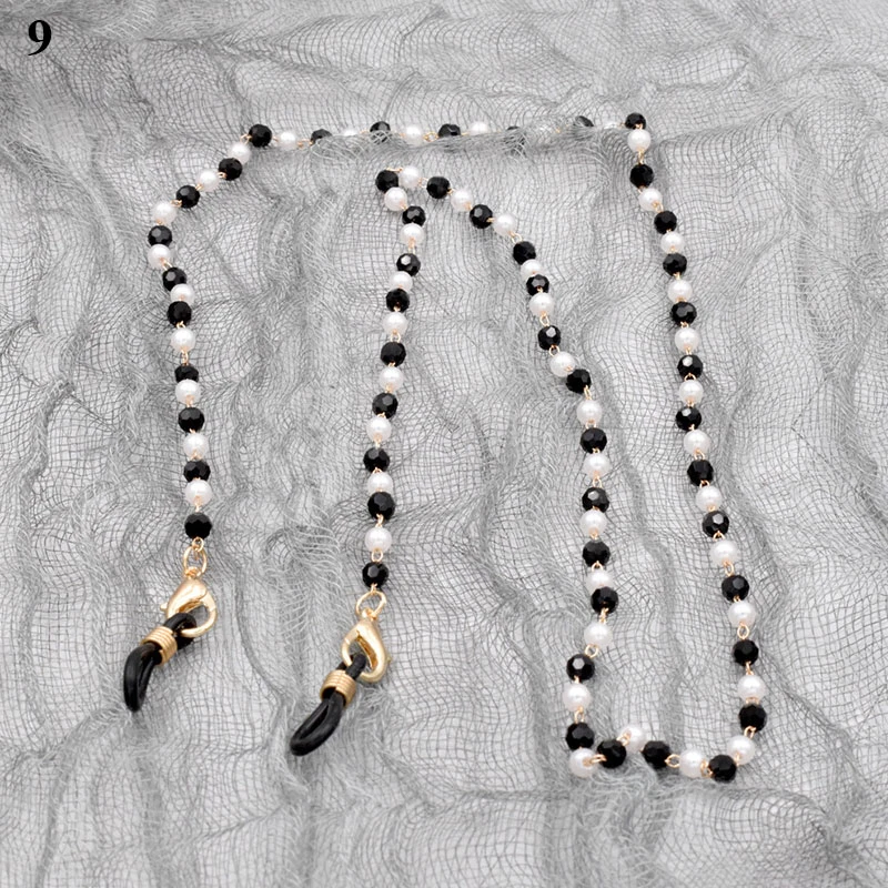 

Metal Glasses Chain Pearl Sunglasses Chain Neck Cord Beads Reading Glasses Holder Mask Chain Lanyard for Women Dropshipping