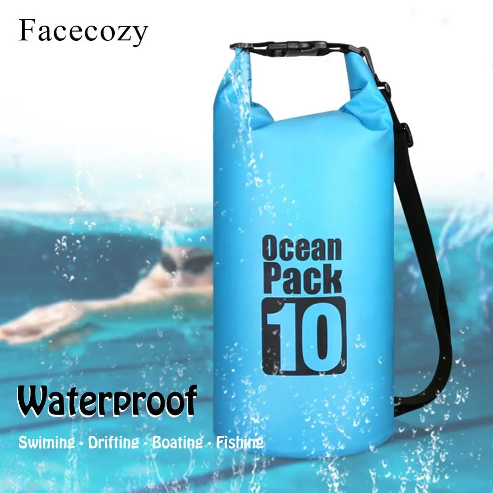 Facecozy сумки для плавания реки треккинга сухие водонепроницаемые ПВХ океанов 2L 30L