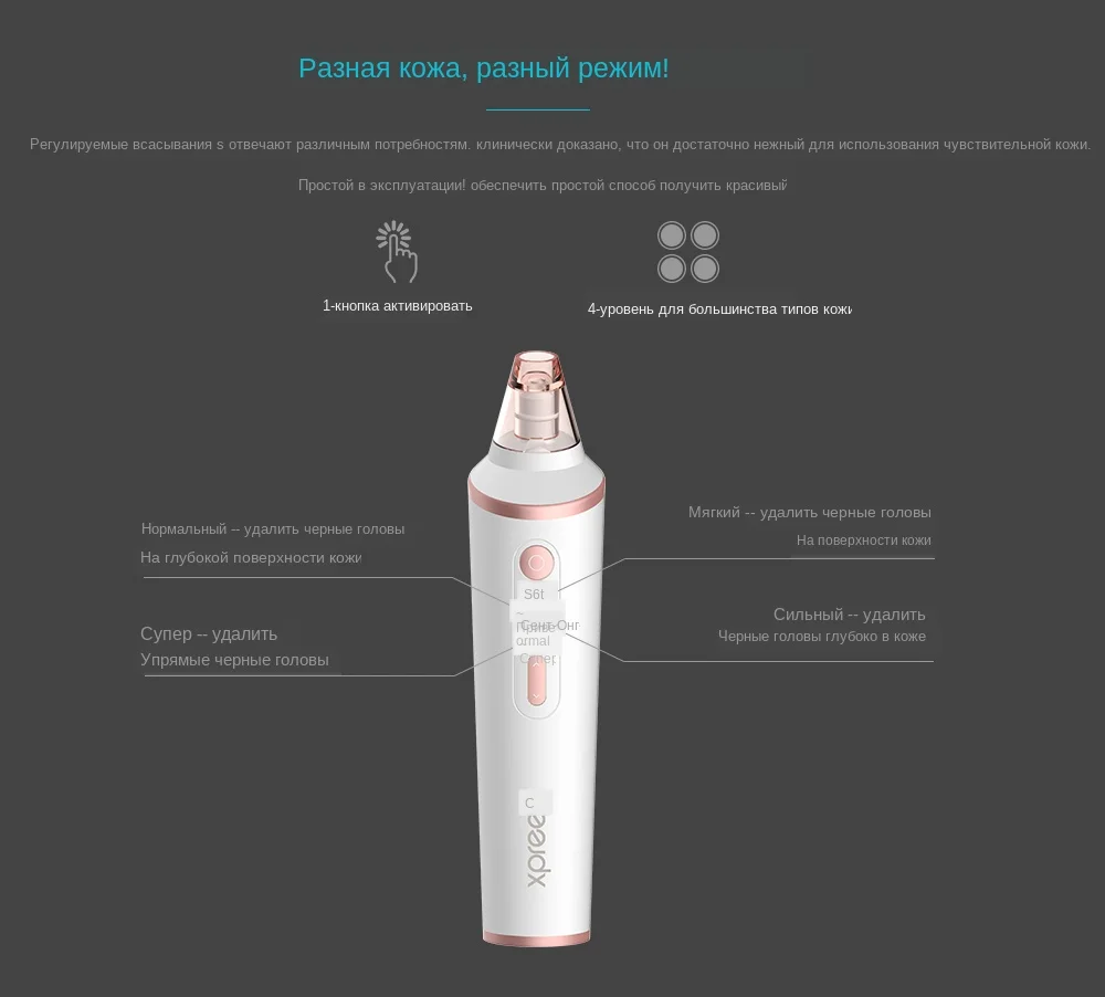 Вакуумный удалитель угрей, Xpreen Pore пылесос Электрический вакуумный отсос для угрей средства по уходу за кожей Беспроводная Зарядная база