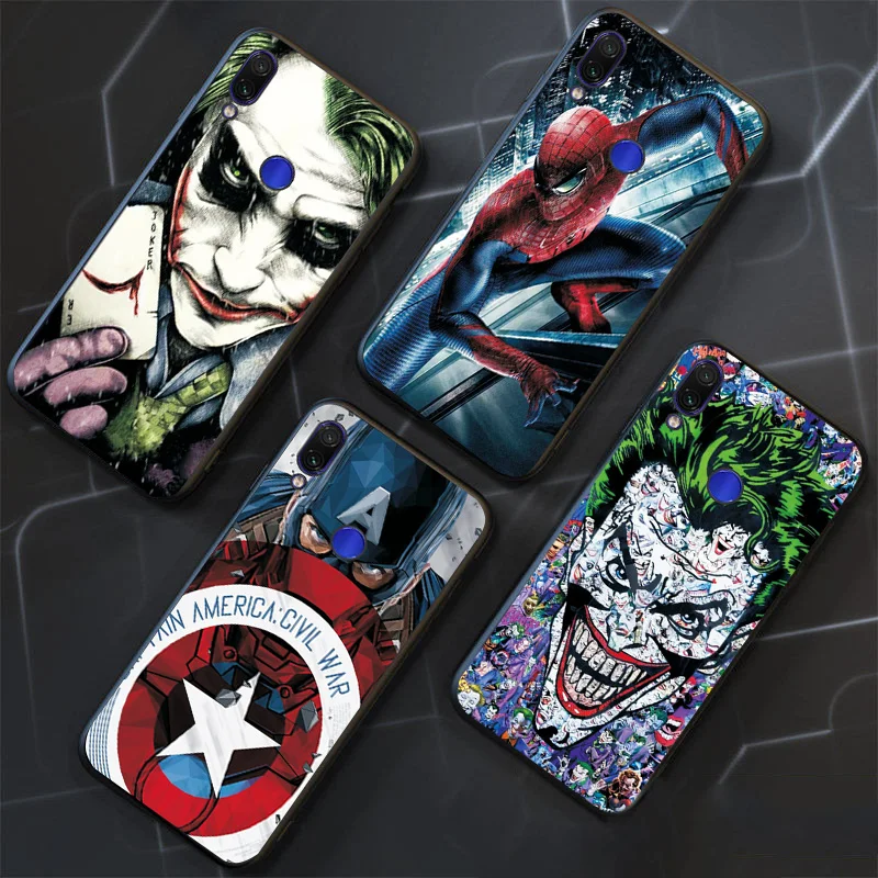 Черный ТПУ силиконовый чехол для Xiaomi Redmi S2 чехол для Redmi S 2 Marvel Капитан Америка чехол для телефона бампер для Redmi S2 5,99 дюймов