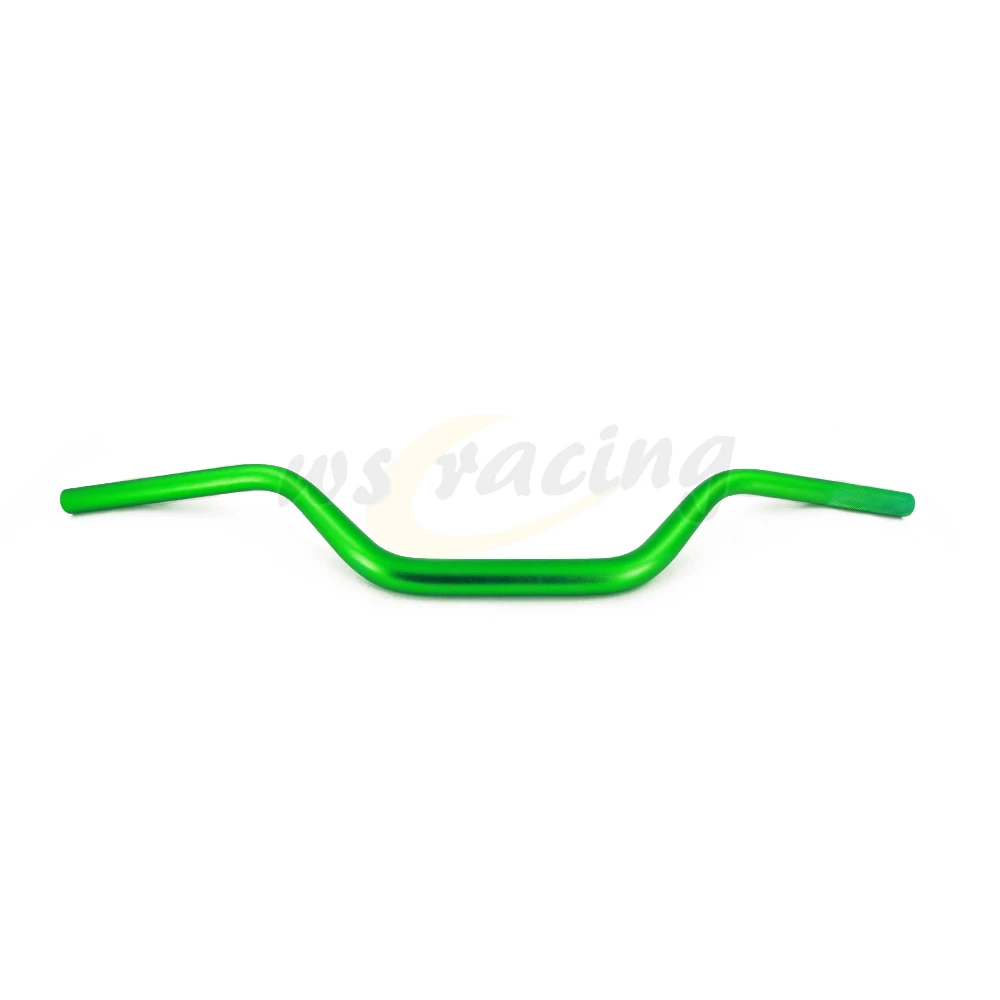 green Мотоцикл 1 1/" 28 мм руль Жир Бар колеса средней ручкой трубы для CR XR YZ KLX KX WR RM WRF YZ F RMX RMZ KTM CRF мотокросс - Цвет: green