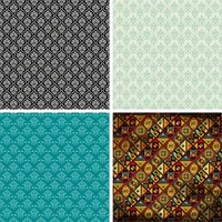 laeacco old vintage flower pattern array party home decor seamless pattern photographic background photo backdrops photo studio