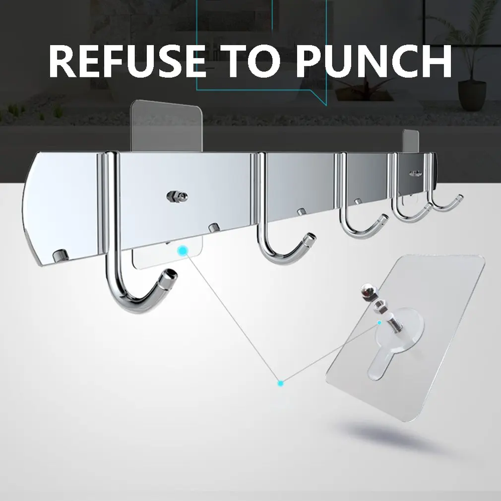 Неперфорированный стикер сильная вискоза Ванная Кухня стены присоска клей без