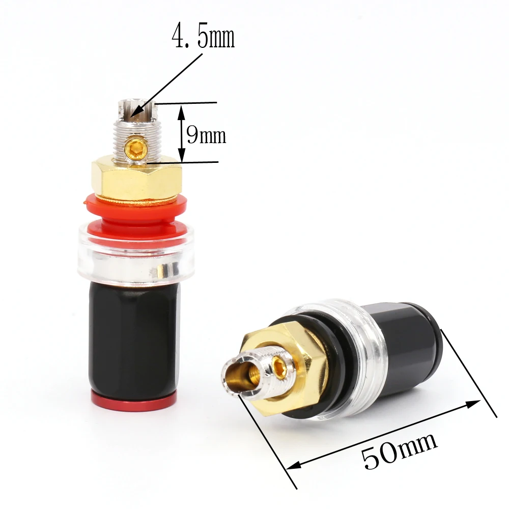 Родиевое покрытие высококлассный усилитель колонка Клеммная Клемма связывающая