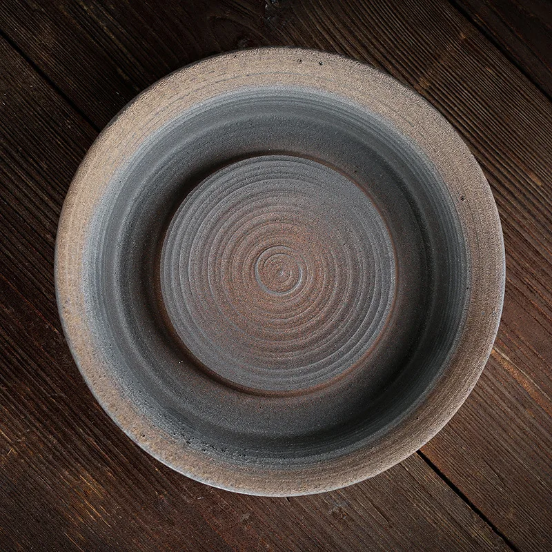 

Earthenware Pot Bearing Large Hand Vintage Jug of Dry-Bulb, Saucer Ceramic Water Storage Kettle Bearing Tea Ceremony Chinese Tea