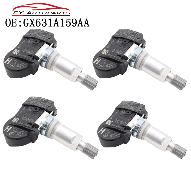 4PCS New TPMS Tire Pressure Sensor For LAND ROVER JAGUAR 433MHZ GX631A159AA GX631-A159AA | Автомобили и мотоциклы