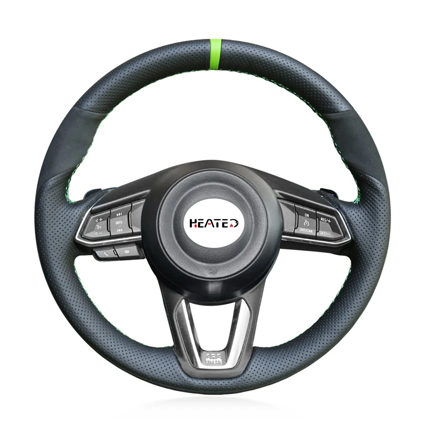 

Braiding cover for steering wheel cover for Mazda 3 Axela Mazda 6 Atenza CX-3 2018-2019 CX-5 2017-2019 CX-9 Toyota Yaris