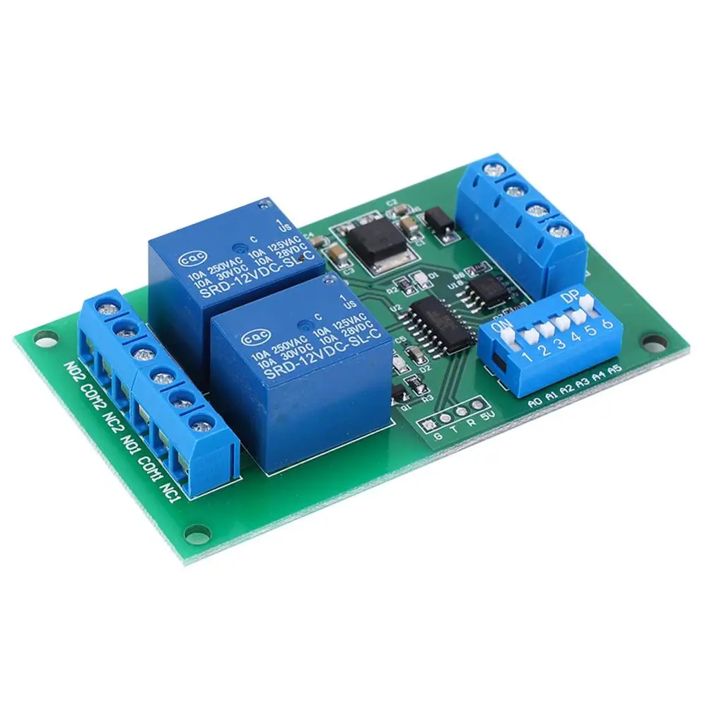 RTU & AT Command 2 PC UART Board RS485 Реле PLC контроллер последовательный порт Swit | Обустройство