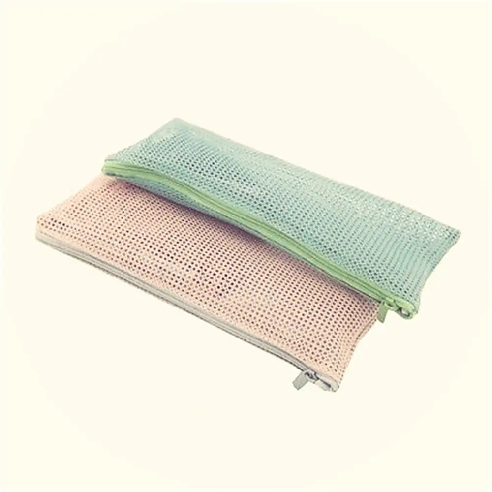 Новая модная Маленькая женская сетчатая косметичка для зубных щеток карандашей