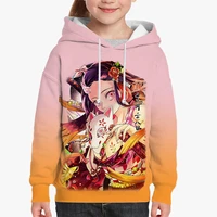 demon slayer 3d print hoodies for girls boys toddler kids anime sweatshirts child cartoon pullover teens outwears tops sudadera