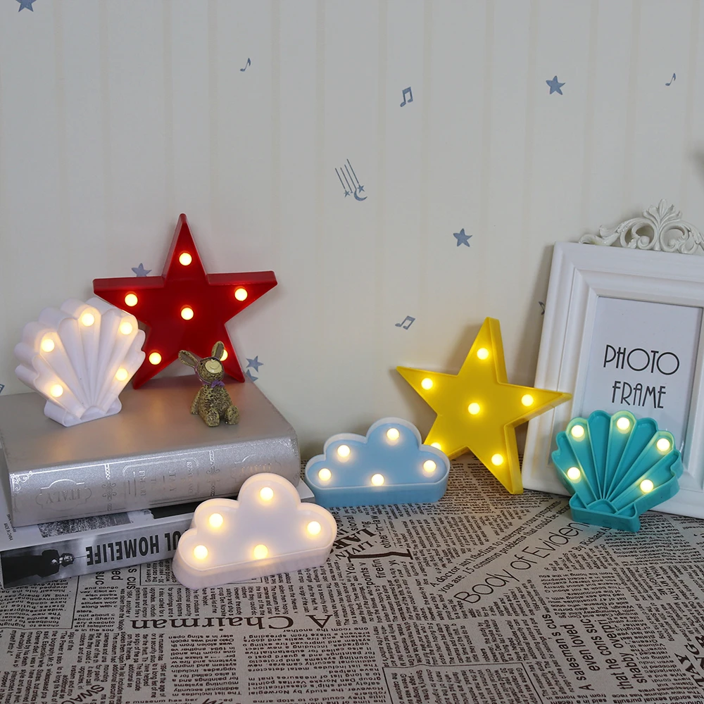 

Cartoon Animal Led Night Light Room Christmas Decoration Lights Unicorn Flamingo Star Xmas Tree Night Lamp Kids Bedroom Decor