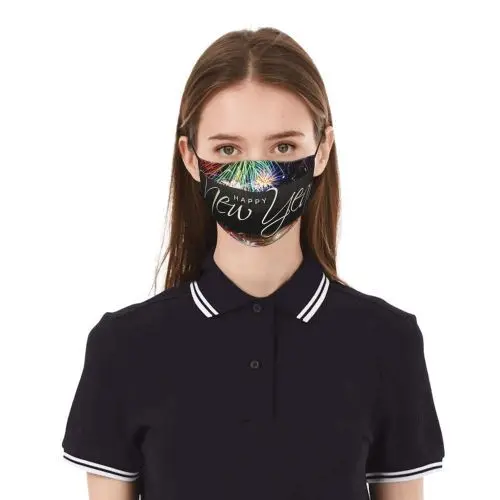 

Happy New Year 2022 Face Mask adult Covers Fashion Mouths Protective Masks Halloween Cosplay Navidad