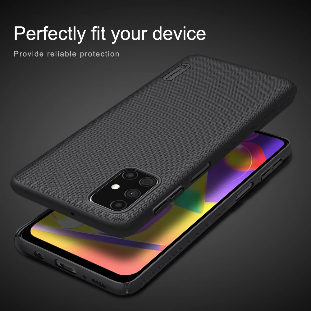 Nillkin Case for Samsung Galaxy M31S M21s M51 M31 Cover Super Frosted Shield Hard PC Matte Protector Back Cover for Samsung F41