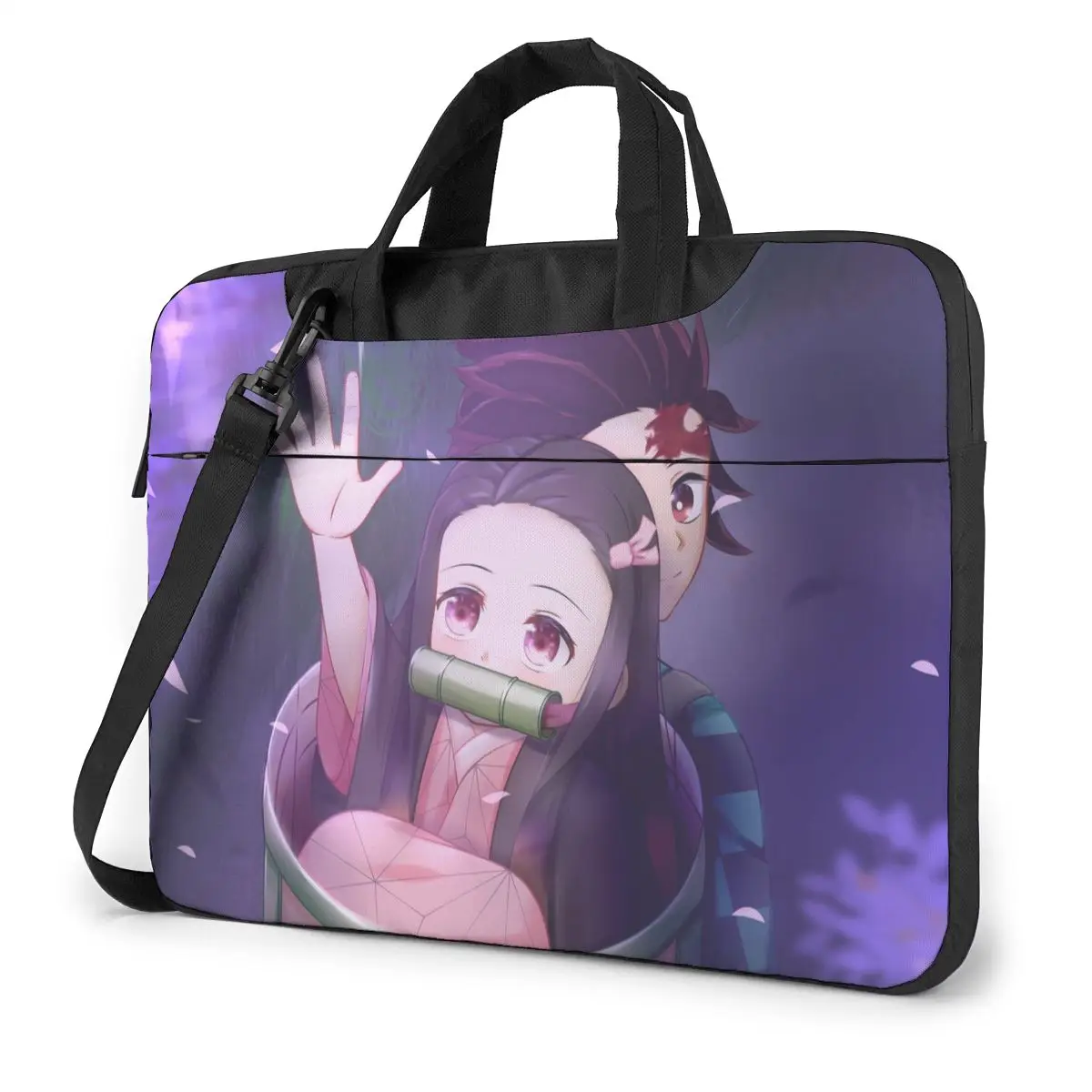 

Demon Slayer_ Kimetsu No Yaiba Laptop Bag Case Protective Vintage Computer Bag Bicycle Crossbody Laptop Pouch
