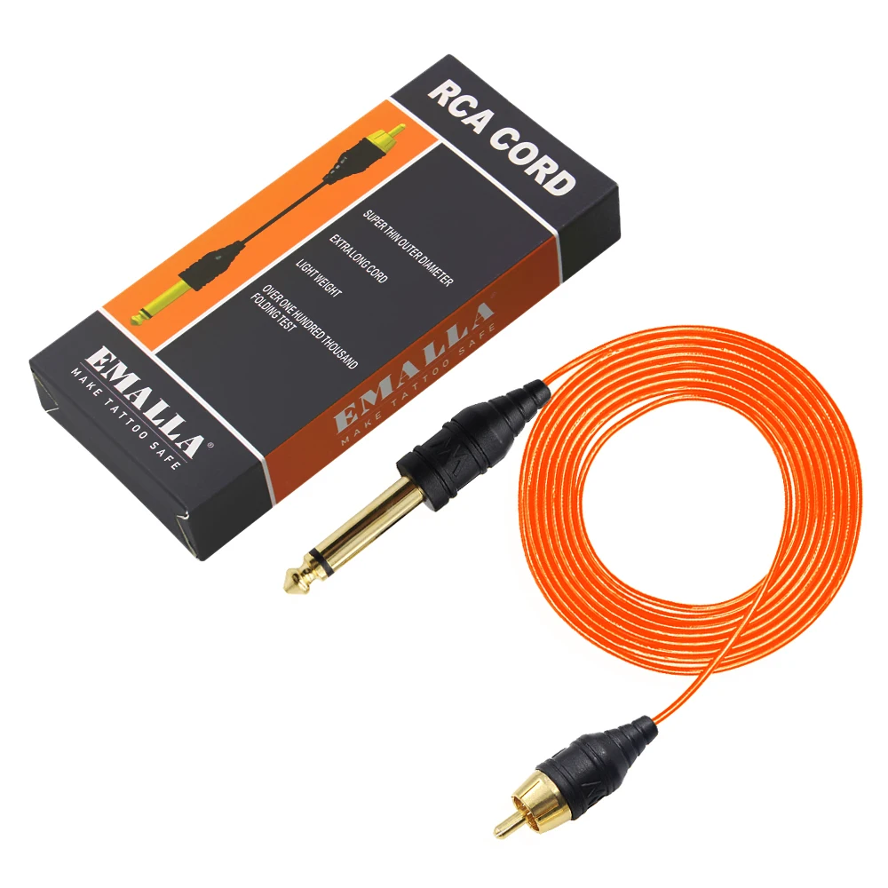 EMALLA 1 шт. зажим для татуировок шнур RCA соединение 8 м тату-ручки тату-машинки блок