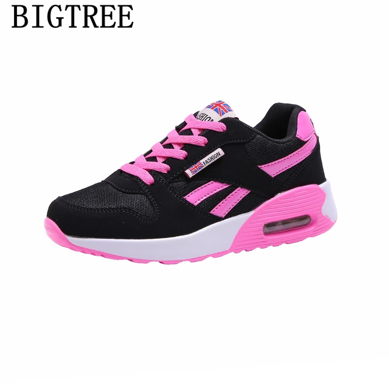 

Кроссовки женские дышащие, повседневная обувь, модные брендовые розовые, 2022