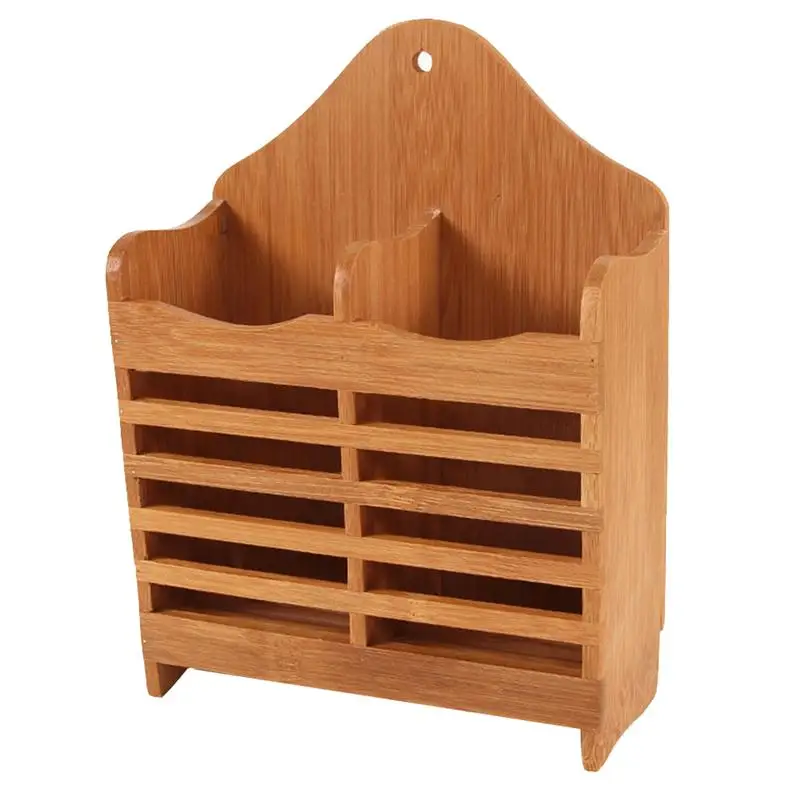 1 шт. столовые приборы Caddy бамбуковая посуда для хранения посуды сушилка