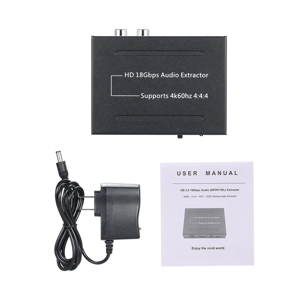 

Audio Extractor 4k 60Hz HD Audio Extractor 18Gbps Audio Splitter