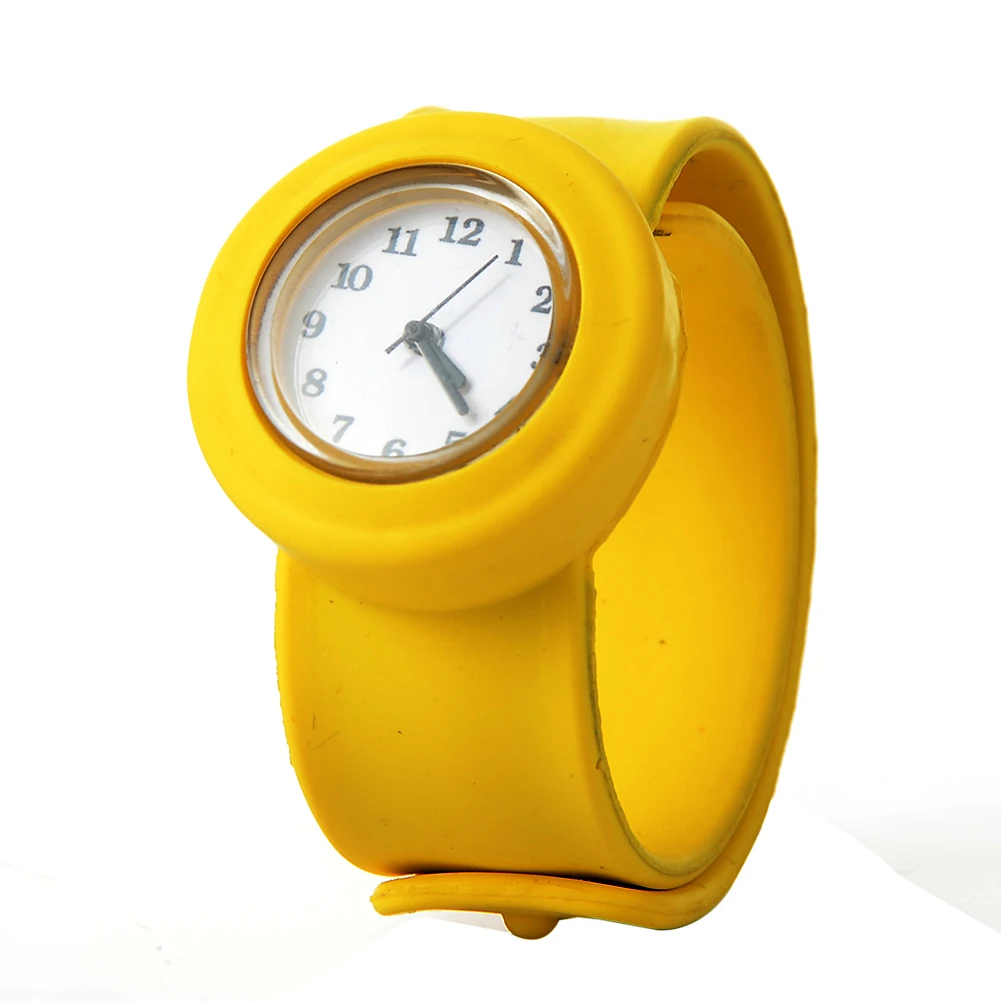 Милые мягкие силиконовые Мультяшные часы для детей детские кварцевые спортивные
