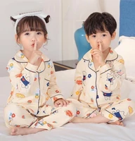 kids nightwear children pajamas boys cotton clothes pants set cartoon sleepwear for girls toddler baby outfits child pyjama