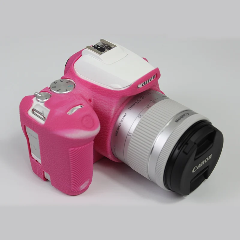 Резиновый силиконовый чехол для камеры Canon EOS 200D2 200DII 250D Kiss X10 Rebel SL3|Сумки