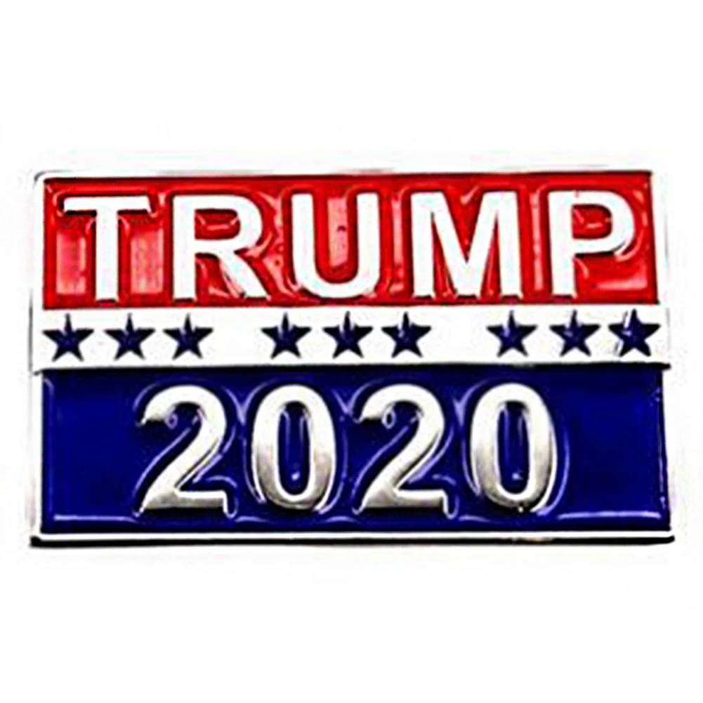 Брошь булавка подарки кнопка для предвыборной акции Трамп 2020 выбор президент
