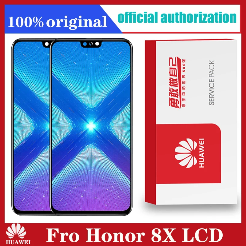 Оригинальный сменный дисплей 6 5 дюйма для Huawei Honor 8X ЖК с сенсорным экраном и