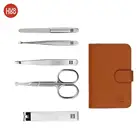 5 шт., машинка для стрижки ногтей, из нержавеющей стали