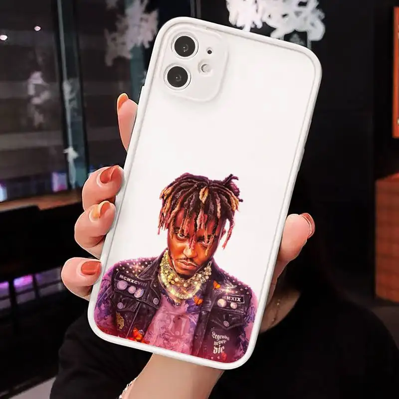 

Rapper Juice World singer Phone Case matte transparent For iphone 7 8 11 12 plus mini x xs xr pro max cover