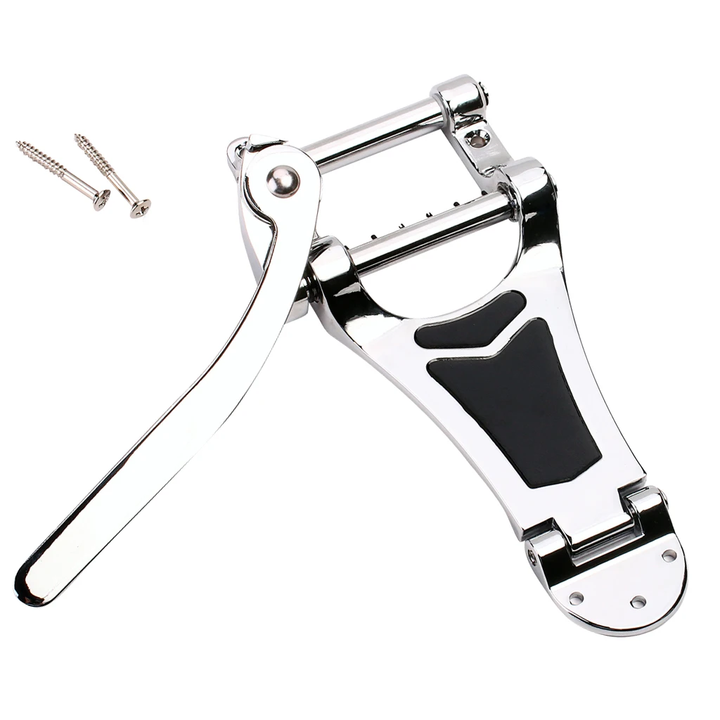 

Zinc Alloy Tremolo Taiiece Bridge for Guitar Chrome