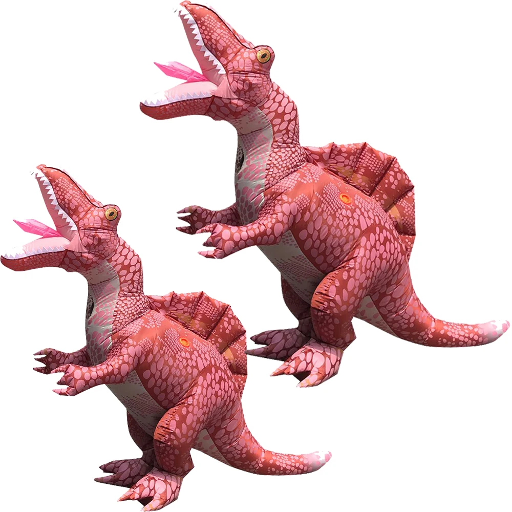 Надувной костюм тирекса динозавра для взрослых косплей Хэллоуина карнавальный