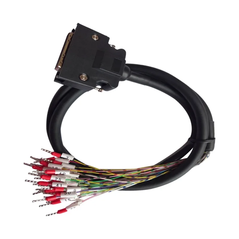 Сервомотор с 50 контактами разъем I/O кабель для panasonic A5 A6 drive X4 mitsubishi J3 J4 JE CN1 Yaskawa Delta