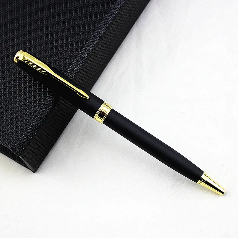 Роскошная Серебряная ручка вращающаяся металлическая масляная фоторучка