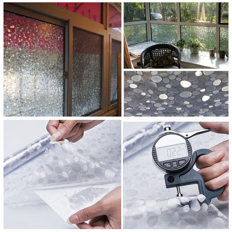 Непрозрачная самоклеящаяся пленка для уединения стеклянная окон декоративные