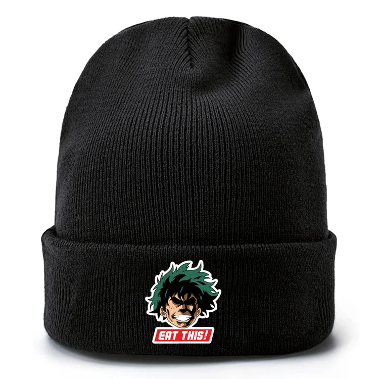 

My Hero Academia Deku Todoroki Shouto All Might Props Casual Street Outdoor Men's and Women's Knitting Hat