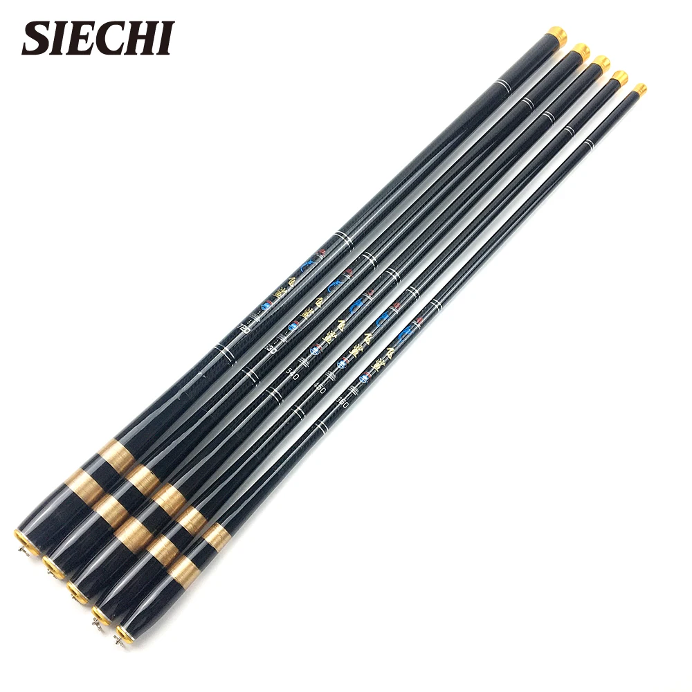 

For Carp Fishing Rod Feeder Hard FRP Carbon Fiber Portable Durable Ultra Light Telescopic Travel Pole 2.7/3.6/4.5/5.4/6.3/7.2M
