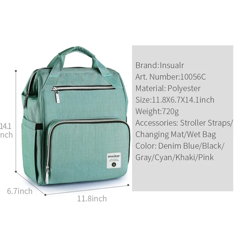 

Multifunction Large Capacity Handbag Mother-baby Backpack Waterproof Fashion Travel Nappy Diaper Bags Mummy Carrier Bag