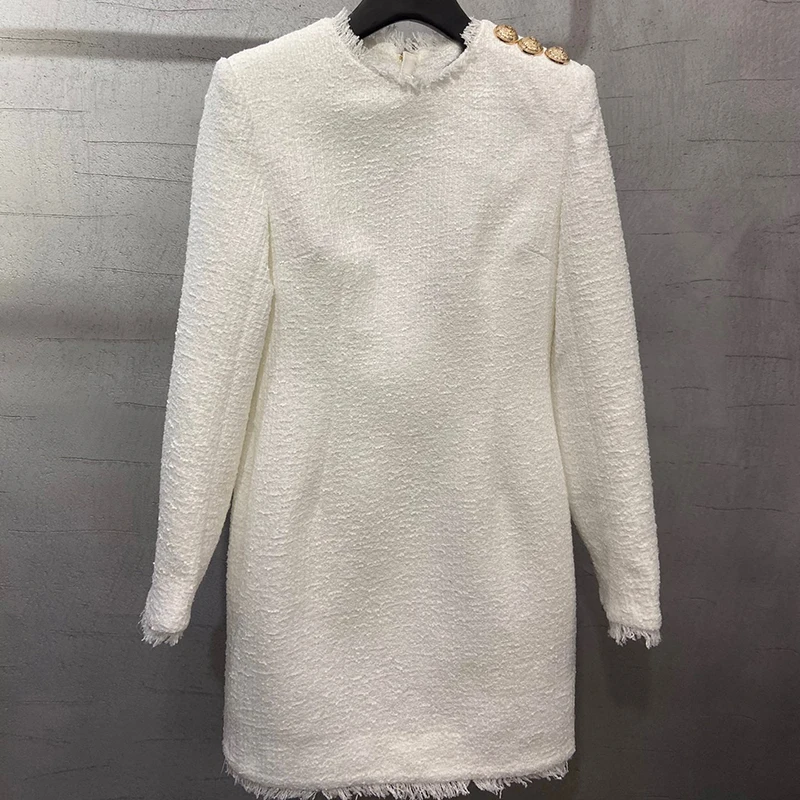 

2021 Ladies Party Dress Fashionable Casual Doll collar Long Sleeve Dress Ankle-length Vestido