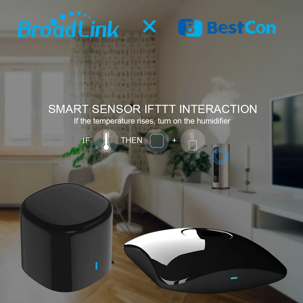 Универсальный Интеллектуальный мини-пульт дистанционного управления Broadlink RM4 Pro