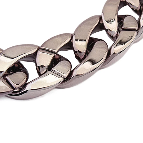 Женская простая цепочка-чокер в стиле панк блестящая универсальная цепочка