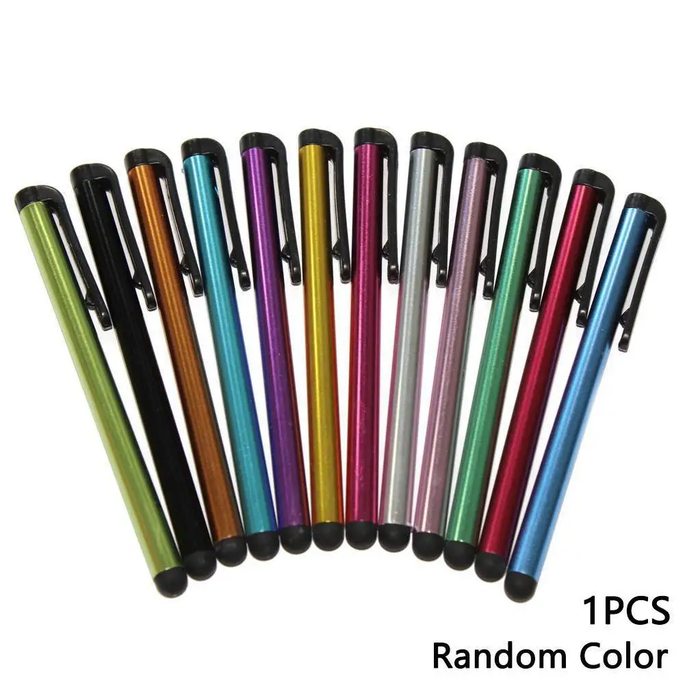 

Mobile Phone Strong Compatibility Soft Head Screen Stylus Ballpoint Metal Handwriting Pen Pencil Suitable For Mobile Phone