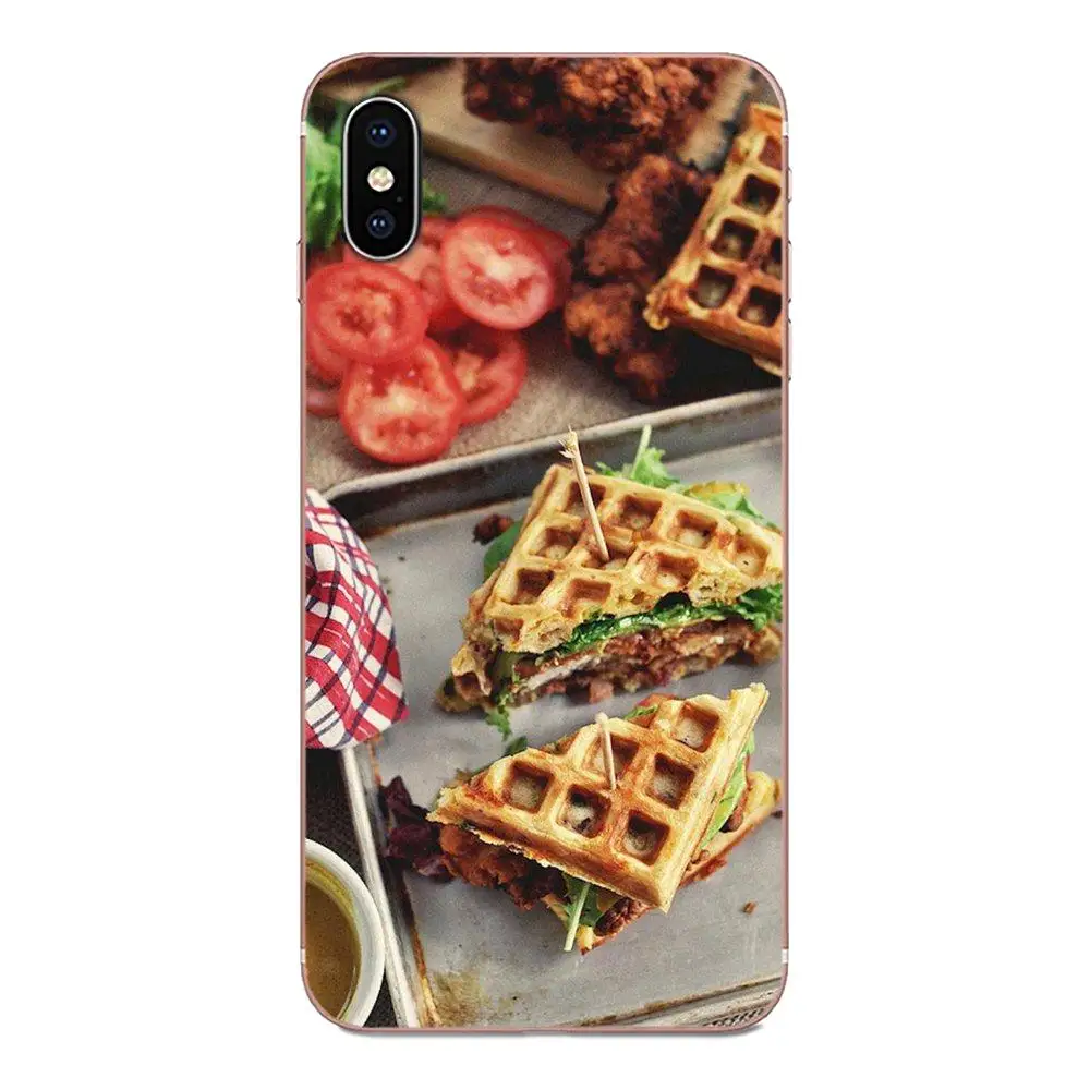 Модные чипсы пицца гамбургеры ТПУ Coque для LG G3 G4 G5 G6 G7 K4 K7 K8 K10 K40 K50 Q6 Q60 V10 V20 V30 V40 Nexus 5 5X