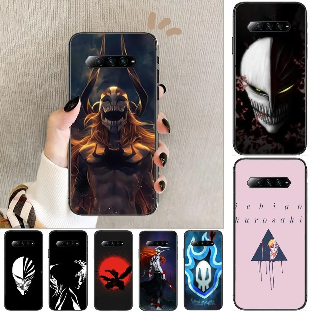 

anime Ichigo Kurosaki Phone Case For xiaomi redmi Black Shark 4 Pro 2 3 3s Cases Helo Black Cover Silicone Back Prett mini cover