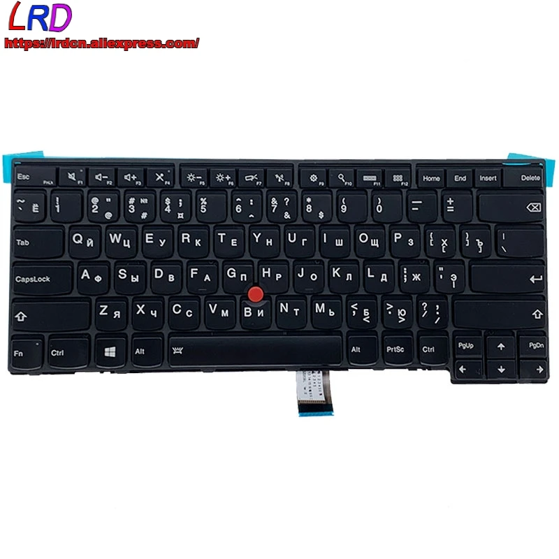 new original ru russian backlit keyboard for lenovo thinkpad t431s t440 t450 t460 t440s t450s t440p laptop 01ax333 with light free global shipping