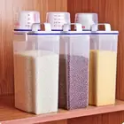 Коробка для хранения пищевых продуктов из ПП, набор прозрачных пластиковых контейнеров с зернистыми бутылками для хранения, банки, емкость для сушеных зерен 2 л